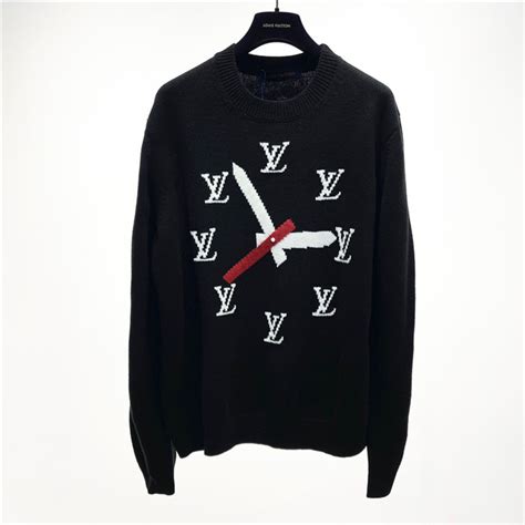 louis vuitton wall clock|louis vuitton clock intarsia pullover.